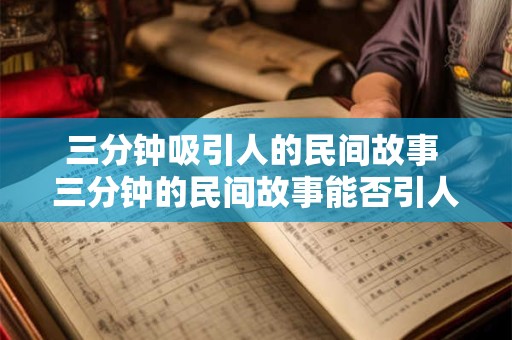 三分钟吸引人的民间故事 三分钟的民间故事能否引人入胜