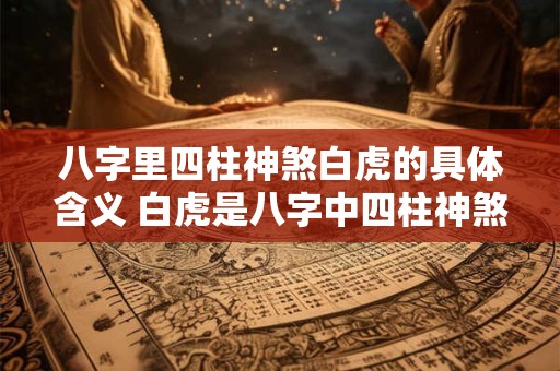 八字里四柱神煞白虎的具体含义 白虎是八字中四柱神煞的什么