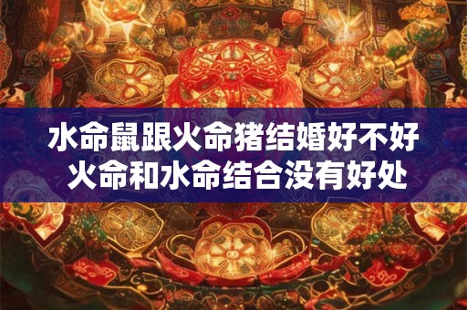 水命鼠跟火命猪结婚好不好 火命和水命结合没有好处