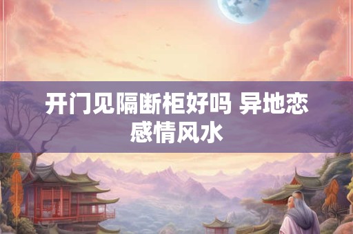 开门见隔断柜好吗 异地恋感情风水