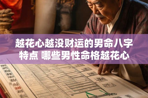 越花心越没财运的男命八字特点 哪些男性命格越花心越没财运