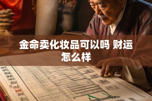 金命卖化妆品可以吗 财运怎么样