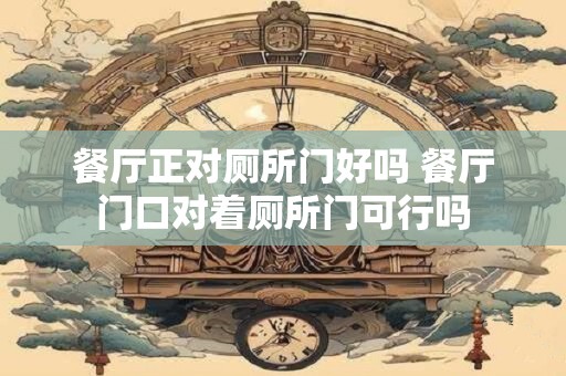 餐厅正对厕所门好吗 餐厅门口对着厕所门可行吗
