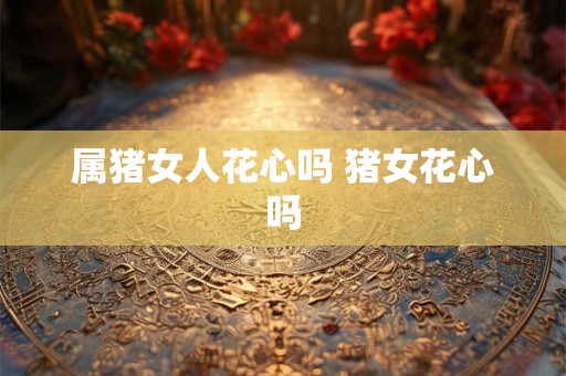 属猪女人花心吗 猪女花心吗