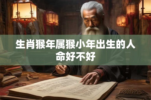 生肖猴年属猴小年出生的人命好不好