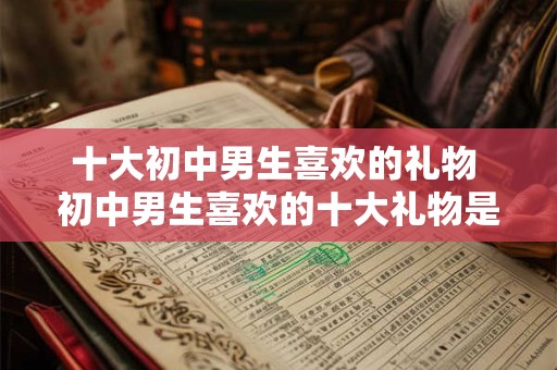 十大初中男生喜欢的礼物 初中男生喜欢的十大礼物是什么