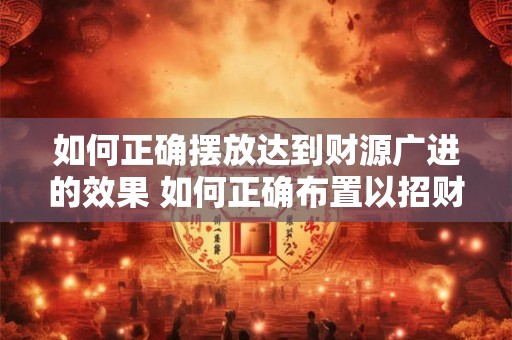 如何正确摆放达到财源广进的效果 如何正确布置以招财进宝