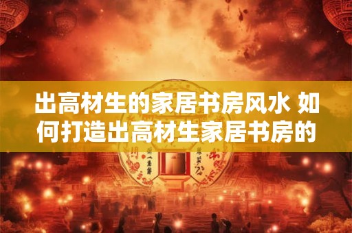 出高材生的家居书房风水 如何打造出高材生家居书房的风水