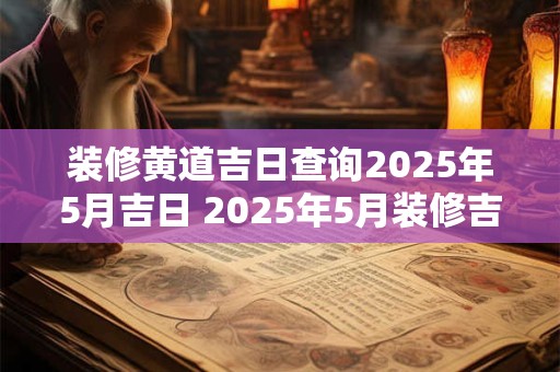 装修黄道吉日查询2025年5月吉日 2025年5月装修吉日查询 装修黄道吉日查询2025年5月吉日 2025年5月装修吉日查询