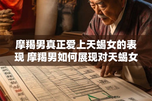 摩羯男真正爱上天蝎女的表现 摩羯男如何展现对天蝎女的爱
