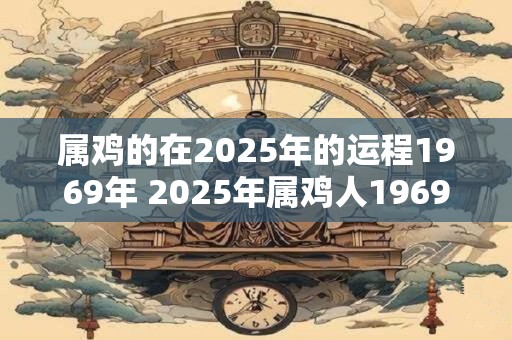 属鸡的在2025年的运程1969年 2025年属鸡人1969年的运势如何