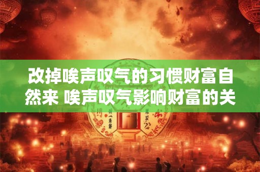改掉唉声叹气的习惯财富自然来 唉声叹气影响财富的关键吗