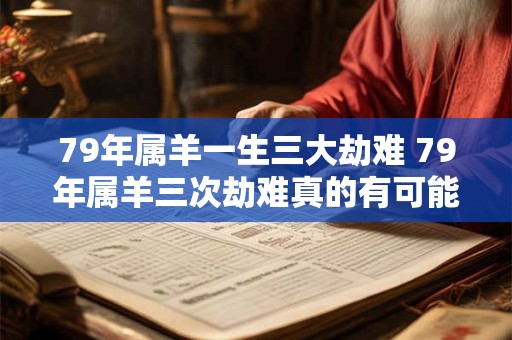 79年属羊一生三大劫难 79年属羊三次劫难真的有可能吗
