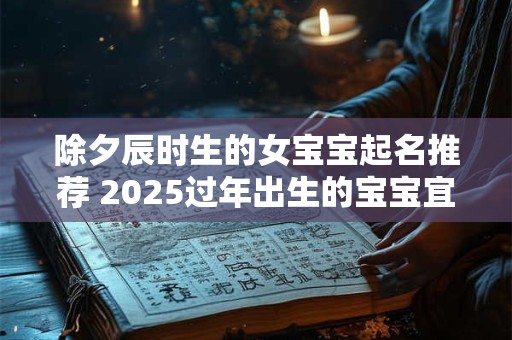 除夕辰时生的女宝宝起名推荐 2025过年出生的宝宝宜用字