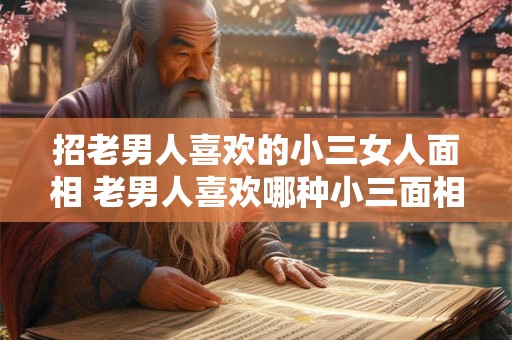 招老男人喜欢的小三女人面相 老男人喜欢哪种小三面相