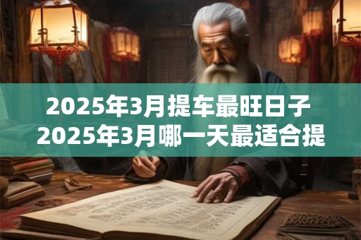 2025年3月提车最旺日子 2025年3月哪一天最适合提车