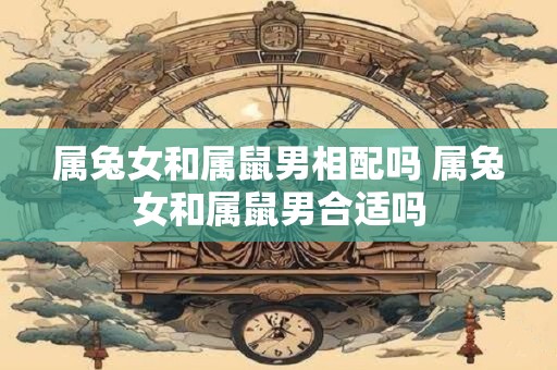 属兔女和属鼠男相配吗 属兔女和属鼠男合适吗