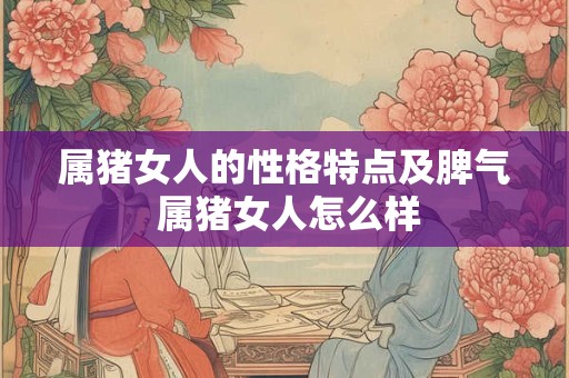 属猪女人的性格特点及脾气 属猪女人怎么样