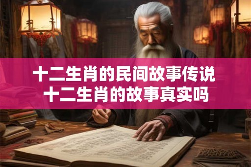 十二生肖的民间故事传说 十二生肖的故事真实吗