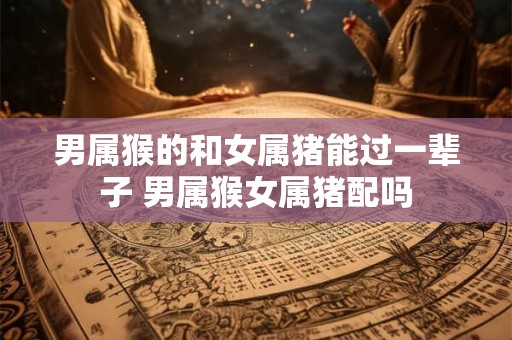 男属猴的和女属猪能过一辈子 男属猴女属猪配吗