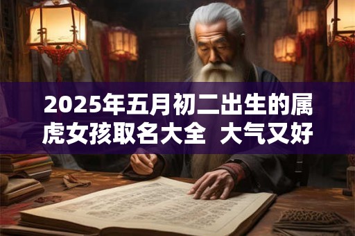 2025年五月初二出生的属虎女孩取名大全  大气又好记