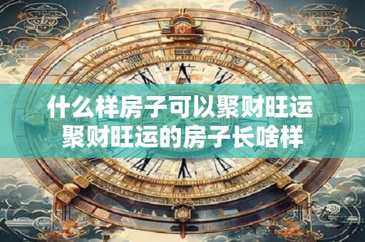 什么样房子可以聚财旺运 聚财旺运的房子长啥样