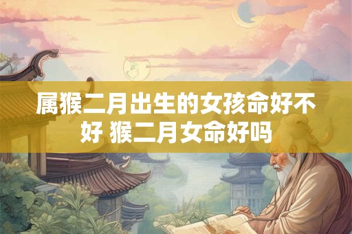 属猴二月出生的女孩命好不好 猴二月女命好吗