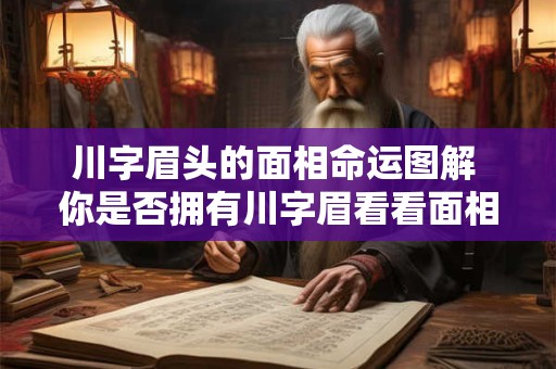 川字眉头的面相命运图解 你是否拥有川字眉看看面相命运如何