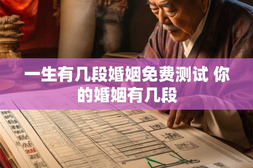 一生有几段婚姻免费测试 你的婚姻有几段