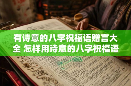 有诗意的八字祝福语赠言大全 怎样用诗意的八字祝福语送出祝福