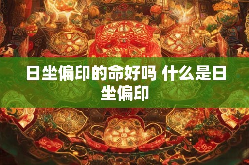 日坐偏印的命好吗 什么是日坐偏印