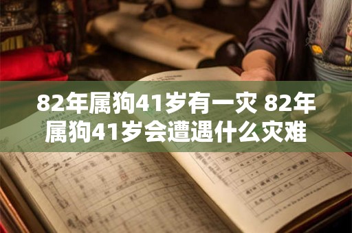 82年属狗41岁有一灾 82年属狗41岁会遭遇什么灾难