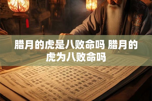 腊月的虎是八败命吗 腊月的虎为八败命吗