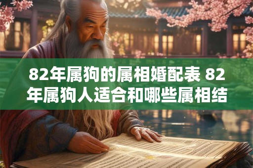 82年属狗的属相婚配表 82年属狗人适合和哪些属相结婚