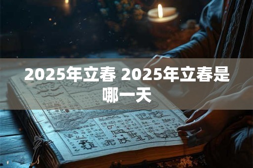 2025年立春 2025年立春是哪一天