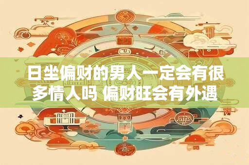 日坐偏财的男人一定会有很多情人吗 偏财旺会有外遇吗