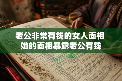 老公非常有钱的女人面相 她的面相暴露老公有钱