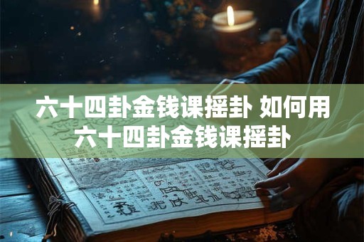六十四卦金钱课摇卦 如何用六十四卦金钱课摇卦
