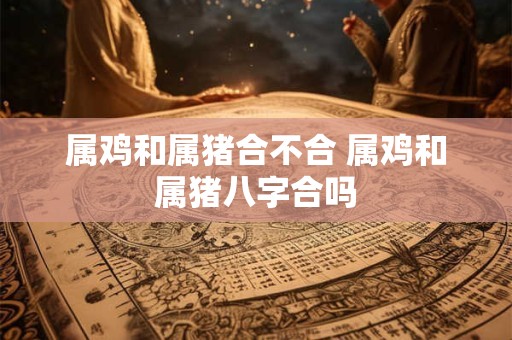 属鸡和属猪合不合 属鸡和属猪八字合吗