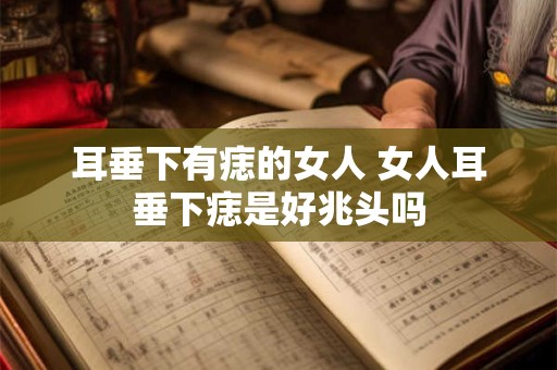 耳垂下有痣的女人 女人耳垂下痣是好兆头吗