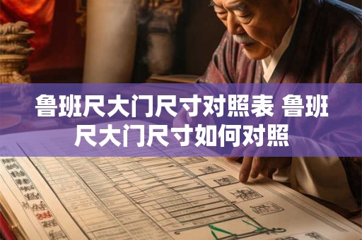 鲁班尺大门尺寸对照表 鲁班尺大门尺寸如何对照