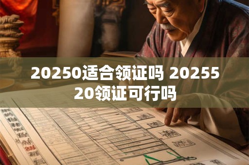 20250适合领证吗 2025520领证可行吗