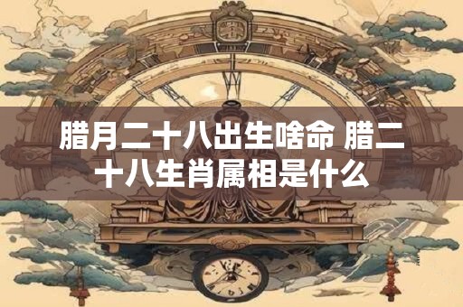 腊月二十八出生啥命 腊二十八生肖属相是什么