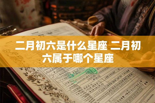 二月初六是什么星座 二月初六属于哪个星座