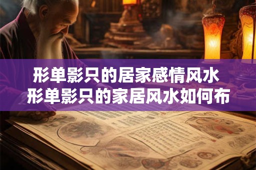 形单影只的居家感情风水 形单影只的家居风水如何布置