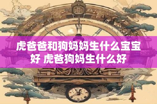 虎爸爸和狗妈妈生什么宝宝好 虎爸狗妈生什么好 虎爸爸和狗妈妈生什么宝宝好 虎爸狗妈生什么好