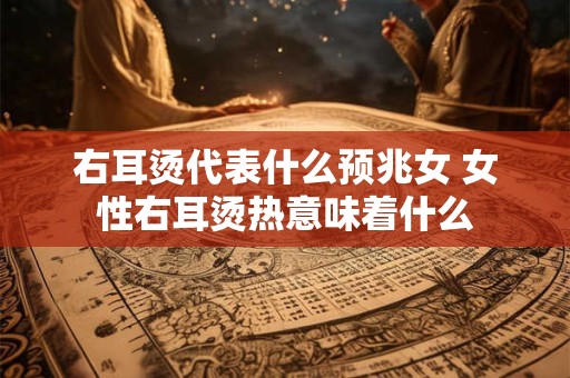 右耳烫代表什么预兆女 女性右耳烫热意味着什么