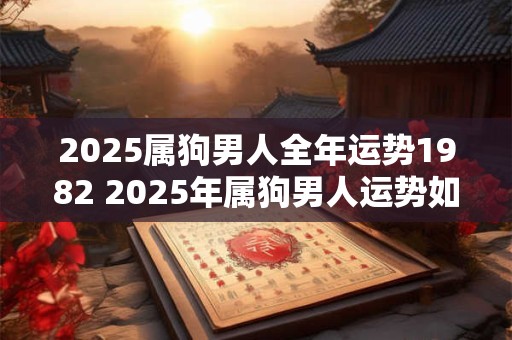 2025属狗男人全年运势1982 2025年属狗男人运势如何
