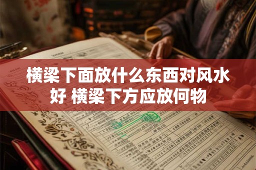 横梁下面放什么东西对风水好 横梁下方应放何物