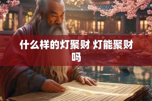 什么样的灯聚财 灯能聚财吗